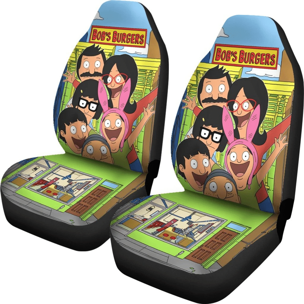 Animated Sitcom Car Seat Covers Bobs Burgers Fan Gift T1227