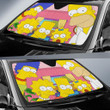 The Simpsons Funny Car Sun Shades Auto