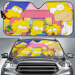 The Simpsons Funny Car Sun Shades Auto