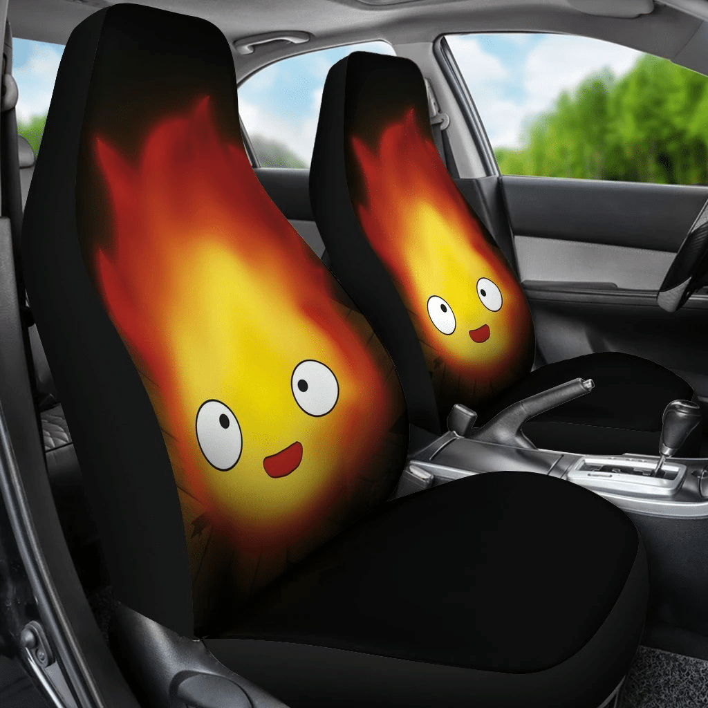 Calcifer Fire Car Seat Covers
