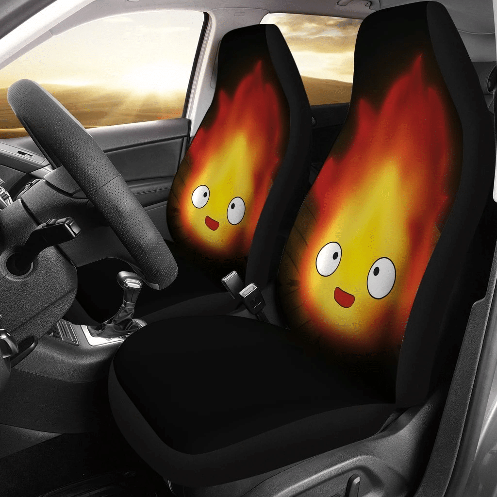 Calcifer Fire Car Seat Covers