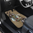 Attack On Titan Anime Car Floor Mats AOT Annie Leonhart And Bertholdt Hoover Fighting For Rose Freedom Car Mats