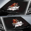 Attack On Titan Anime Car Sunshade AOT Levi Ackerman Titan Transforming Red Smoking Sun Shade