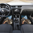 Attack On Titan Anime Car Floor Mats AOT Angry Eren Titan Transforming Blue Wings Of Freedom Symbol Car Mats