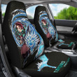 Demon Slayer Anime Tanjiro Water Breath Dragon Power Black Pattern Seat Covers