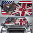 US Independence Day Eagle Taking US Shield Navy Seals Car Sun Shade