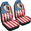 US Independence Day Bald Eagle Breaking Though Claw Scratch Car Seat Covers