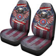 US Independence Day Eagle On US Shield Honor Courage Car Seat Covers