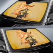 Naruto Anime Car Sunshade Naruto Six Paths Sage Mode Orange Theme Car Sun Shade