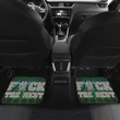 Raiders American Football Las Vegas Player 53 Silhouette Flaming Rugby F The Rest Car Floor Mats