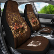 Eren Yeager Attack On Titan Car Seat Covers Anime Car Accessories Custom For Fans NA032404