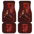 Eren Yeager Attack On Titan Car Floor Mats Anime Car Accessories Custom For Fans NA032402