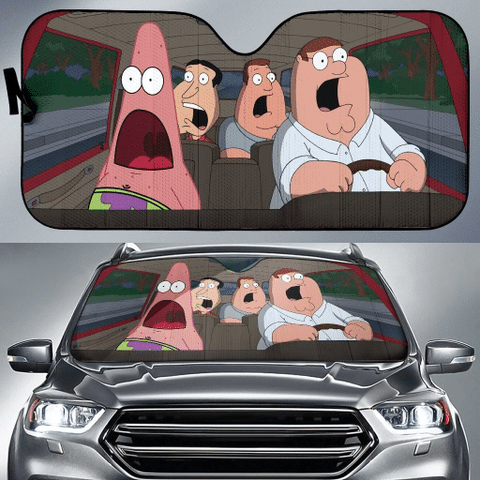 Family Guy Cartoon Funny Auto Sun Shades - Gearforcar