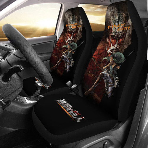 Bertolt Hoover Attack On Titan Car Seat Covers Anime Car Accessories Custom For Fans AA22072104