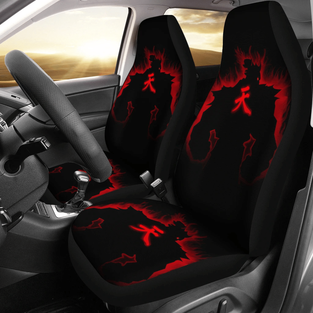 Akuma Silhouette Street Fighter Anime Car Seat Covers H090720