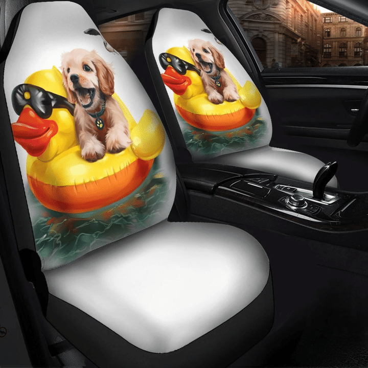Dog And Duck Animal Car Seat Covers