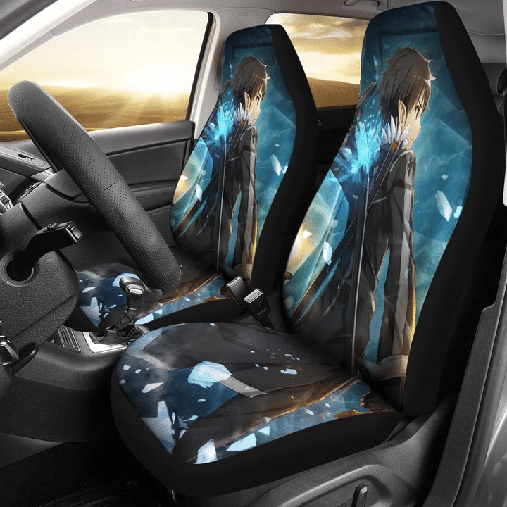 Sao Kirito Asuna Anime Car Seat Covers 4