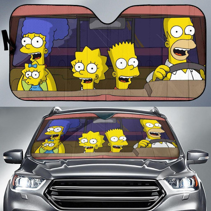 The Simpsons Auto Sun Shades