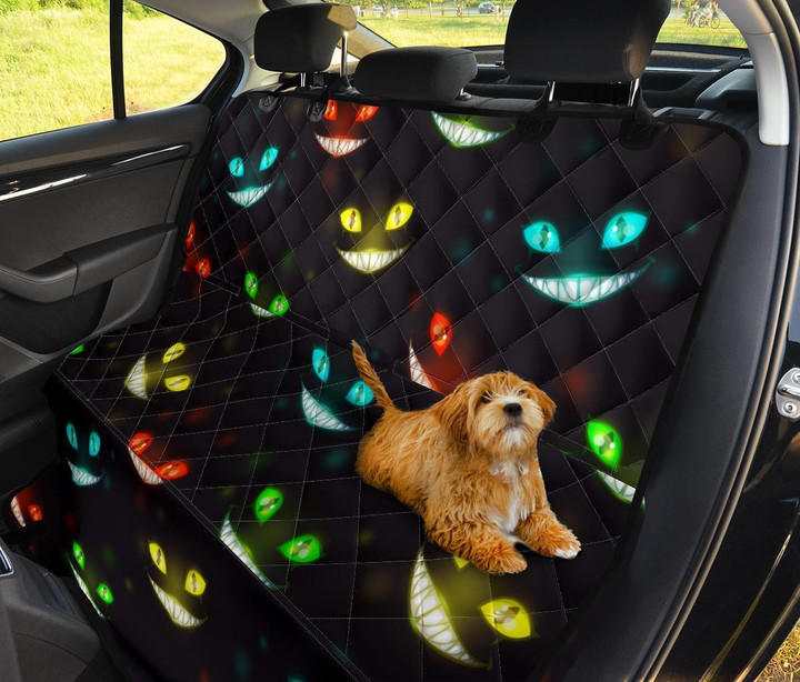 Cat Creepy Face Pet Seat Cover