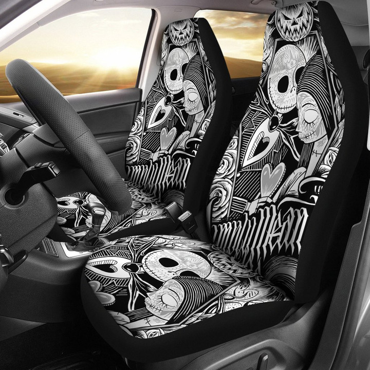Jack Skellington And Sally The Nightmare Before Christmas Car Seat Covers