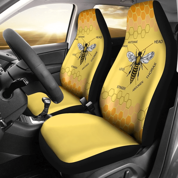 Honey Bee Animal Car Seat Covers