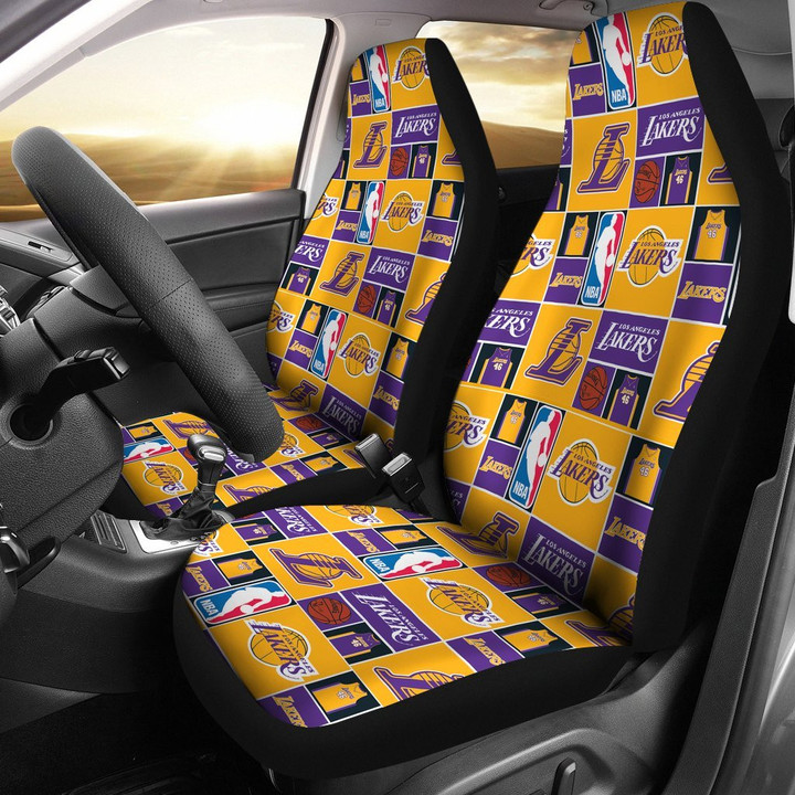 Lakers Art Patterns Car Seat Covers 191202