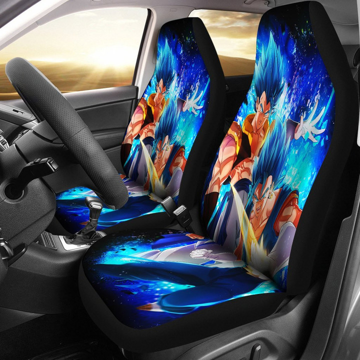 Gogeta Vegtito Blue Dragon Ball Car Seat Covers