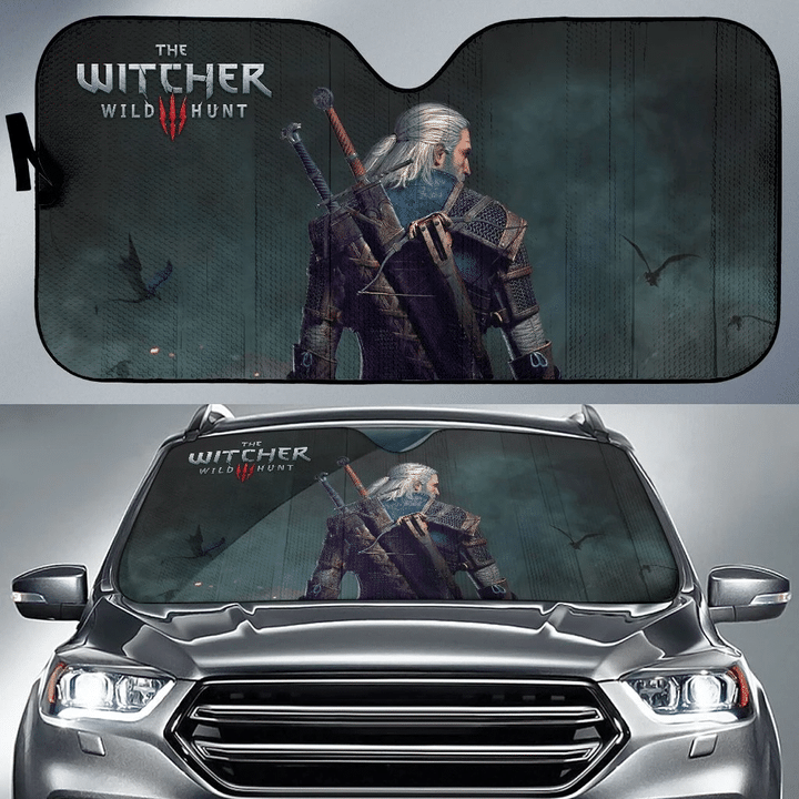 Geralt Car Sun Shades The Witcher 3: Wild Hunt Game Fan Gift H1230 Auto