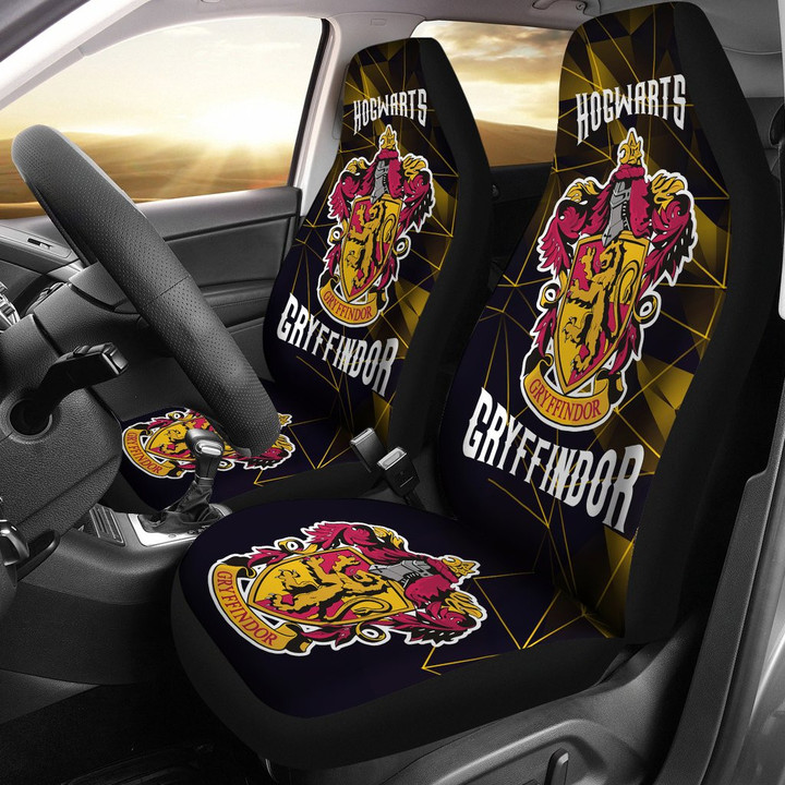 Movies Harry Potter Gryffindor Fan Gift Car Seat Covers H1225