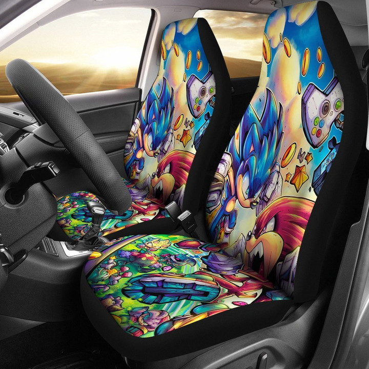 Sonic The Hedgehog Car Seat Covers