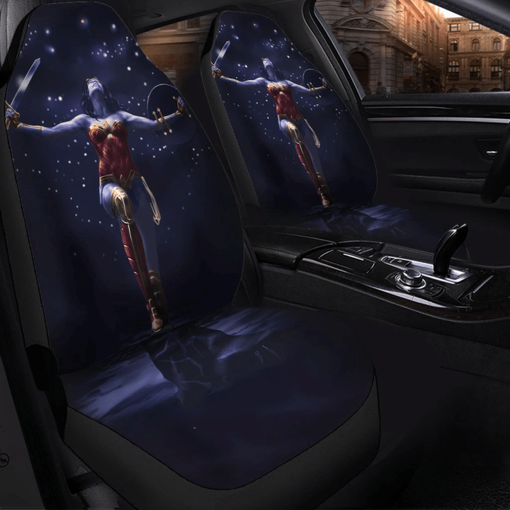 Wonder Woman 3D Dc Comics Car Seat Covers