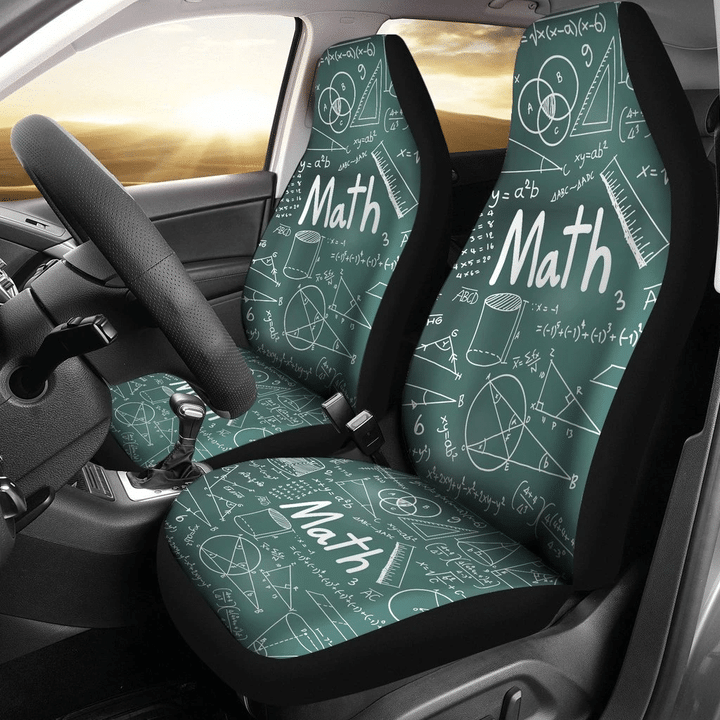 Proud Math Teacher Car Seat Covers 191130