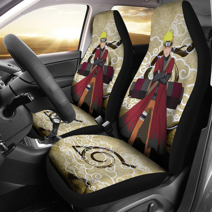 Naruto Anime Naruto Sage Mode Cloud Pattern Ancient Theme Car Seat Covers