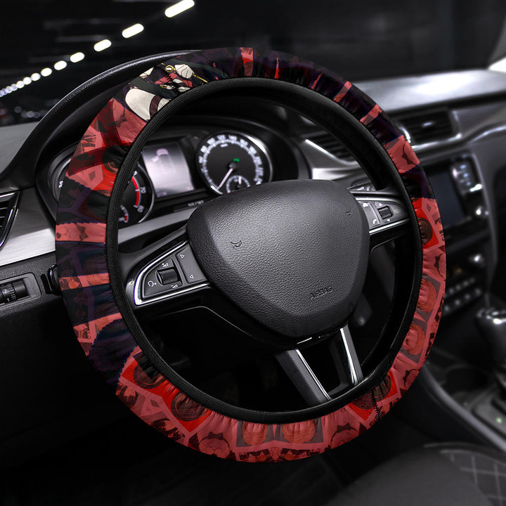 Yor Forger Spy x Family Steering Wheel Cover Anime Car Accessories Custom For Fans NA050404