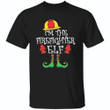 I'm The Firefighter Elf Shirt Christmas T-Shirt Designs Unique Firefighter Gifts