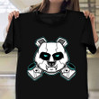 White Head Cyber Panda Japanese Anime Shirt Panda Graphic Tee Gift Items