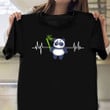 Panda Bear Heartbeat T-Shirt Cute Panda Shirt Christmas Gift Ideas For Girlfriend