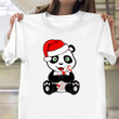 Panda Baby Holding Candy Christmas Tee Shirt Cute Panda Shirt Christmas Gift For Daughter