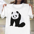 Panda Is Sitting Shirt Graphic Tee Themed Panda Gifts For Adults
