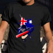 Aussie Australia Cricket Shirt For Australian Cricket Fans T-Shirt Clothing