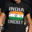 India Cricket Shirt Retro Indian Flag Cricket Team T-Shirt Merchandise