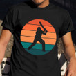 Cricket Shirt Mens Retro T-Shirts Cricket Related Gifts For Husband