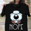 Lazy Poodle Nope Shirt Cute Adorable Graphic Tee Gifts For Poodle Lovers