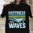 Happiness Is Kiteboarding Shirt Water Sport Retro Tee Gifts For Surfers Guys