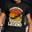 Kiteboarder I'm Not Getting Old I'm Becoming A Legend T-Shirt Retro Surf Shirts Grandpa Gift