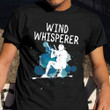 Kitesurfers Wind Whisperer Shirt Kiteboard Design Graphic Tees Gifts For Siblings