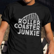Roller Coaster Junkie Classic T-Shirt Apparel Roller Coaster Gift Ideas For Adults