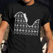Roller Coaster Shirt Amusement Park Theme Clothes Gifts For Stepson