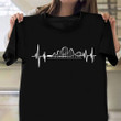 Roller Coaster Heartbeat Shirt Vintage Tee Designs Roller Coaster Enthusiast Gifts