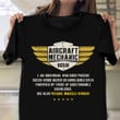Aircraft Mechanic Noun Shirt Funny Definition T-Shirt Men Best Gifts For Grandpa